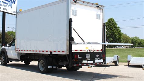 electric liftgate for box truck|14' box truck with liftgate.